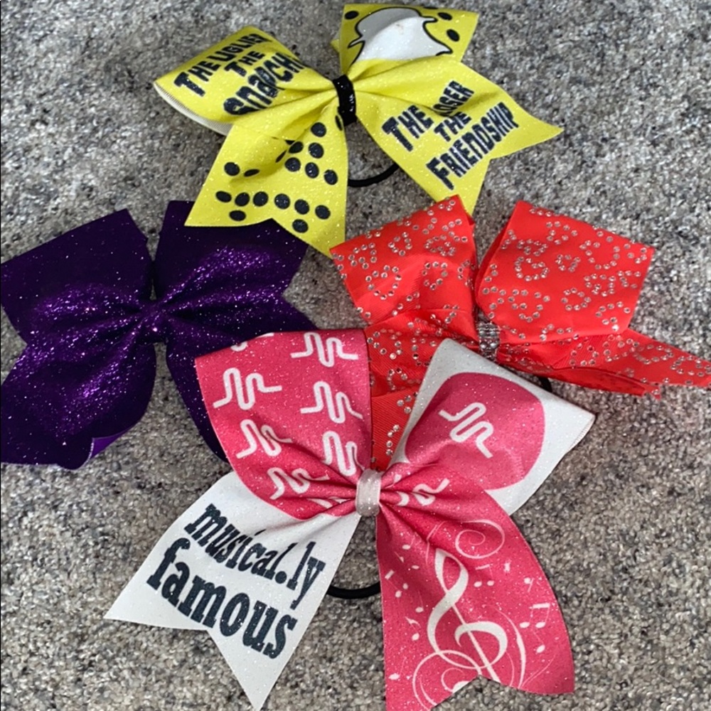 Cheer bows bundle